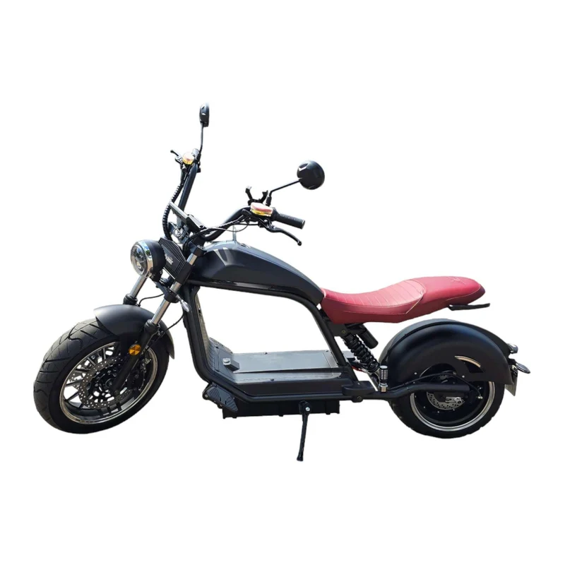 E-Chopper: CityTwister 6.0 PREMIUM DUO 45 km/h | 56 AH Akku | rote Sitzbank | Carplay Display - Das Original