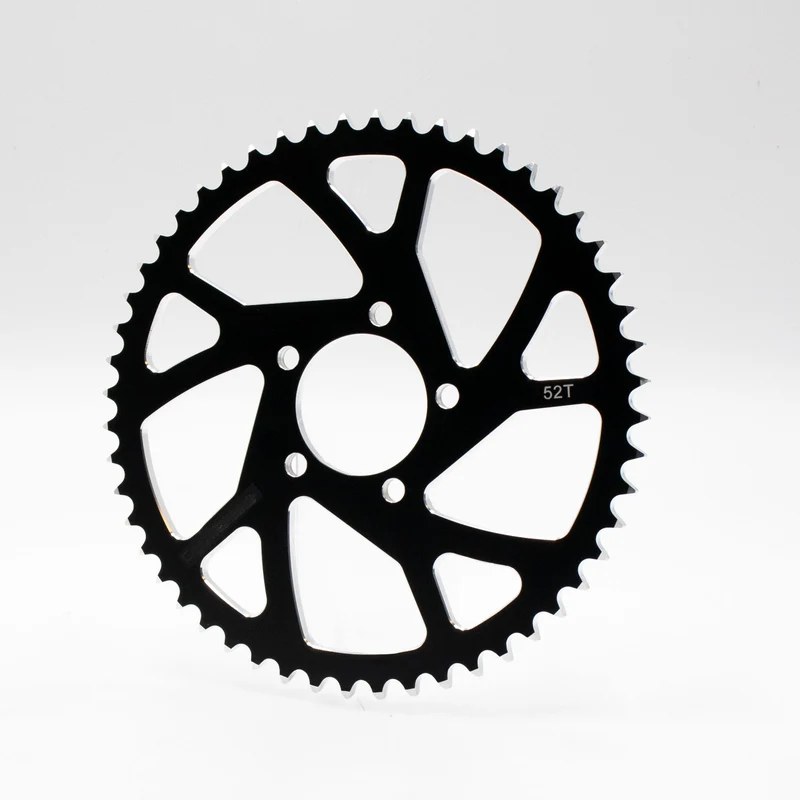 52er Kettenblatt Set Schwarz