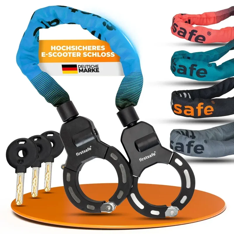 firstsafe™ E-Scooter Schloss mit Silikonmantel