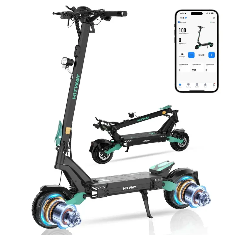 Hitway H11 ABE – 3600W Dualmotor Power E-Scooter mit Straßenzulassung