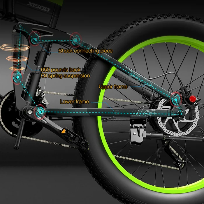 Bezior E-bike Rear Triangle Chainstay