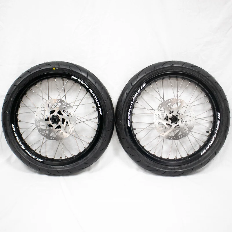 SM Pro 17 Zoll Kompletträder mit Michelin Supermoto Reifen