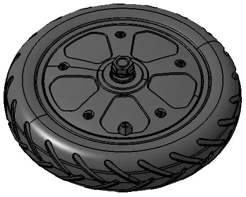 STREETBOOSTER Vorderrad mit Motor 350 Watt (One)