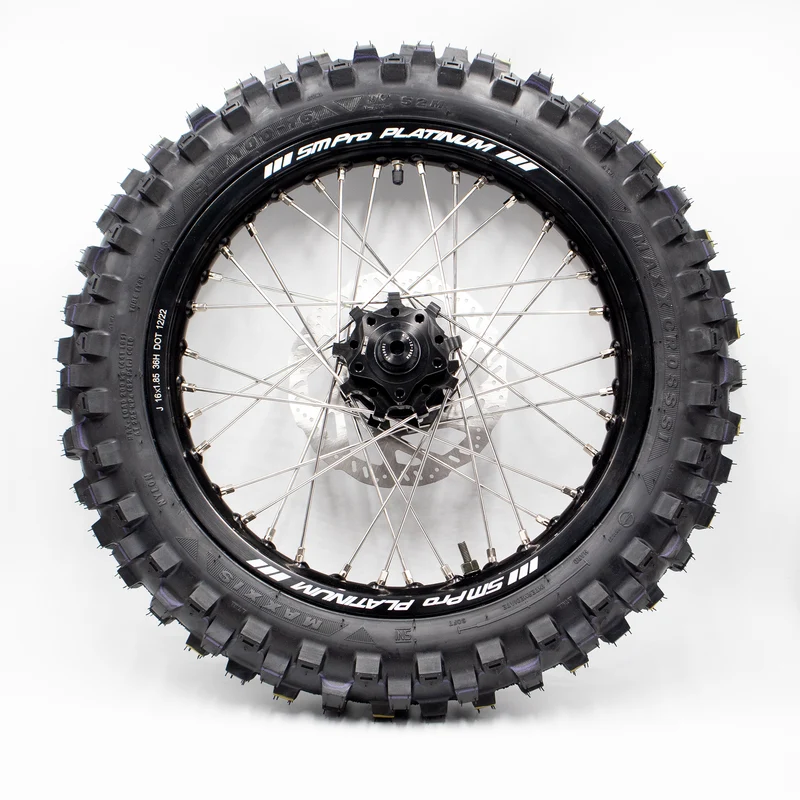 SM Pro 16 Zoll Komplettrad Hinterrad mit Maxxis Maxxcross SI Pro Crossreifen
