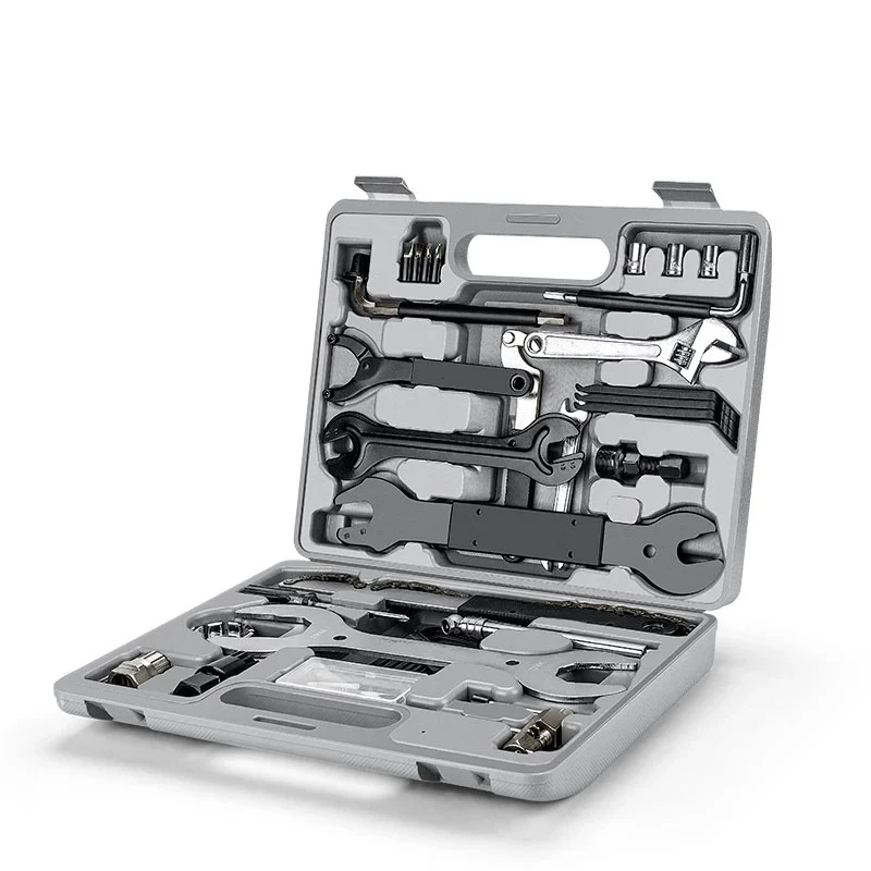 Multifunctional repair tool set for repairing bicycles