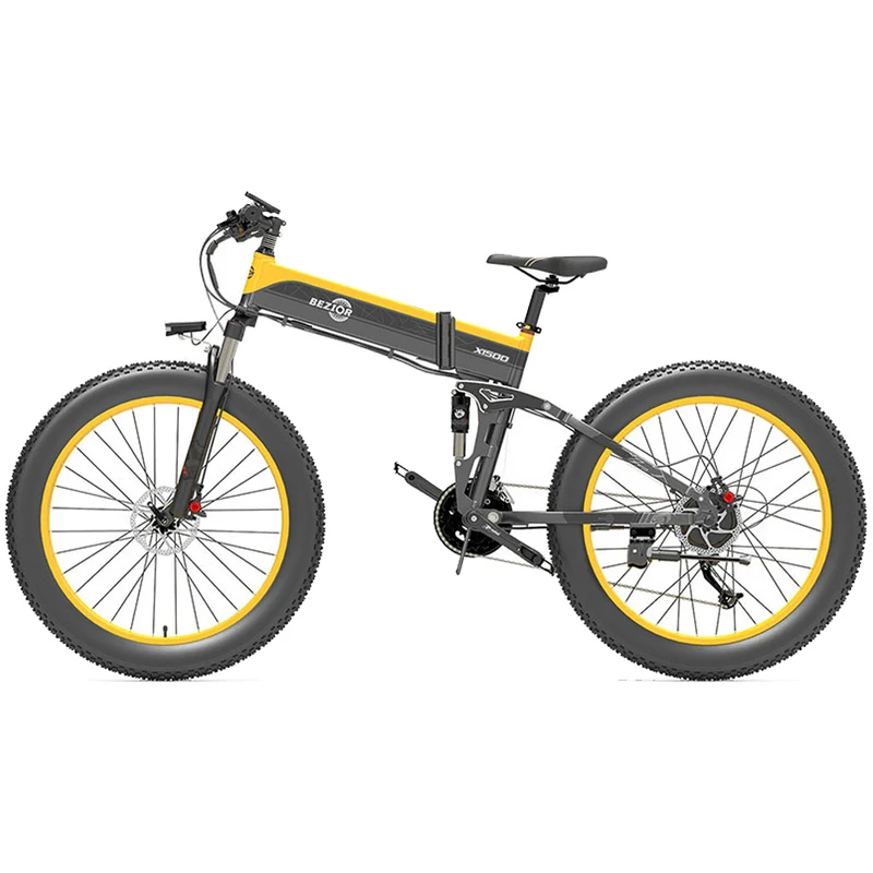 Bezior X1500 1500W Electric Mountain Folding Bike