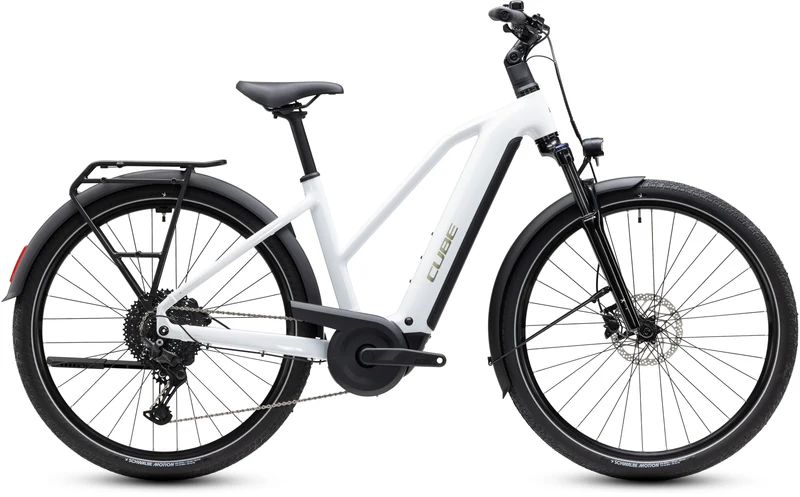 CUBE Touring Hybrid ONE 600 metallicwhite´n´chrome