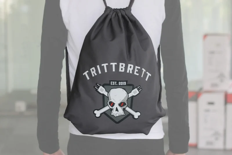 Turnbeutel "Skull" - Trittbrett