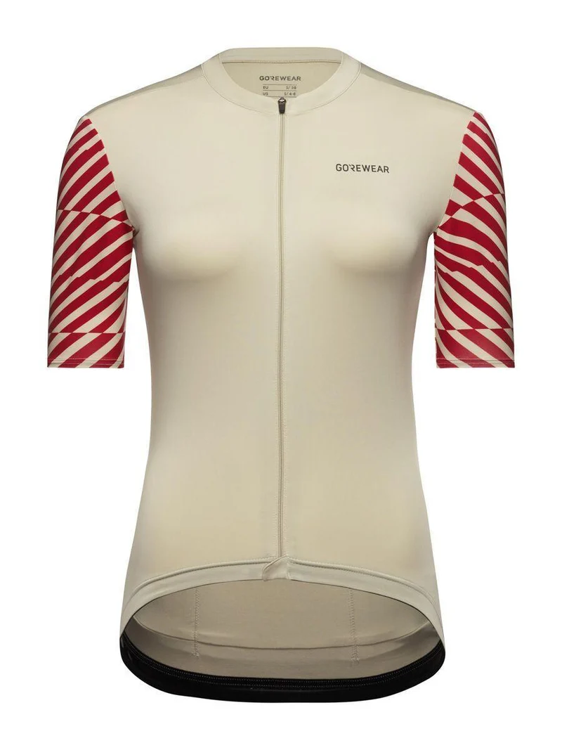 Gore Bike Wear Swiftride Optical Jersey Womens beige/utility red
