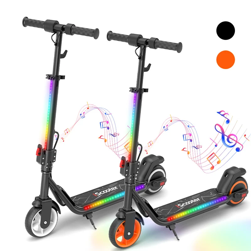 iScooter iK3Max Kinder E-Scooter 6″ mit LED & 3 Geschwindigkeiten