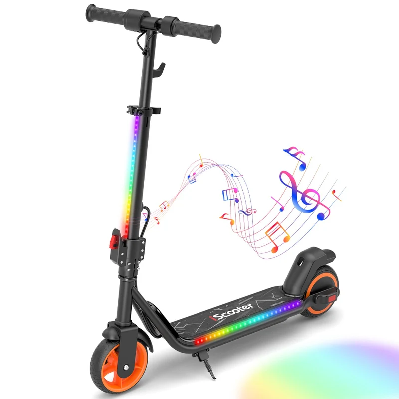 iScooter iK3Max Kinder E-Scooter 6″ mit LED & 3 Geschwindigkeiten