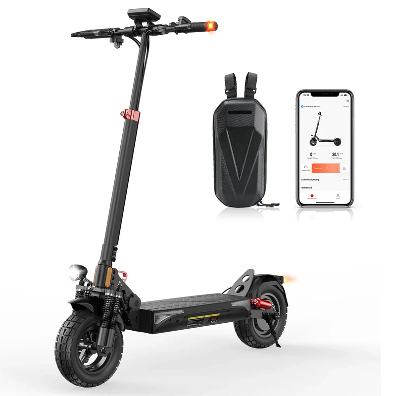 iScooter iX5 10" 1000W Offroad-Elektroroller E-Scooter Mit Straßenzulassung (ABE/eKFV)