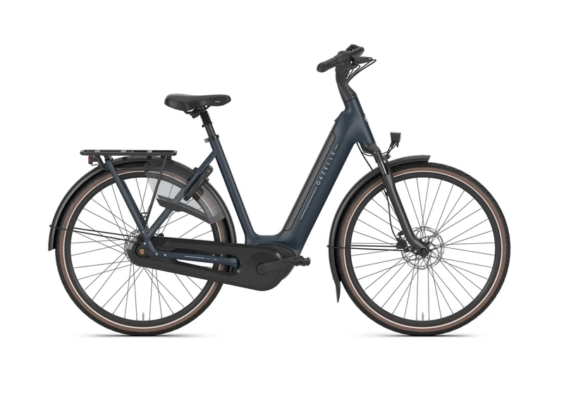 Gazelle Arroyo C8 Elite 600 Wh RT between blue matt