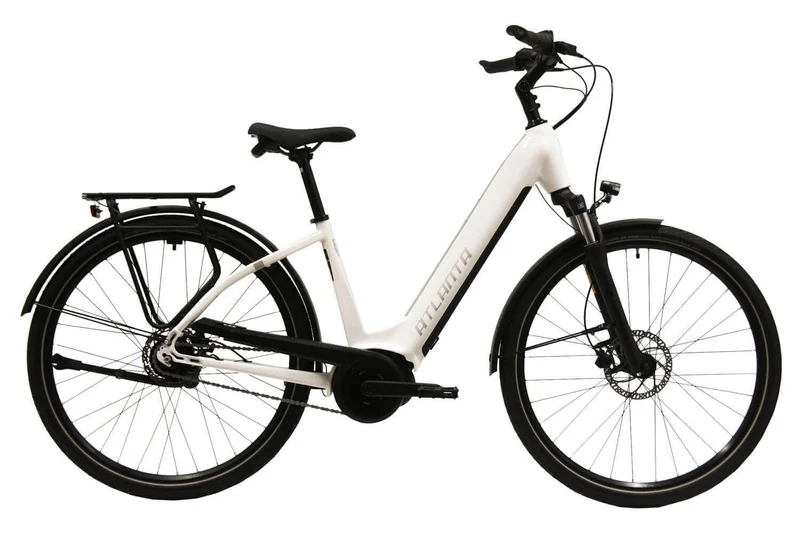 ATLANTA Rückenwind IN 1.0 RT 28er Wave 500W weiß glanz/silber glanz