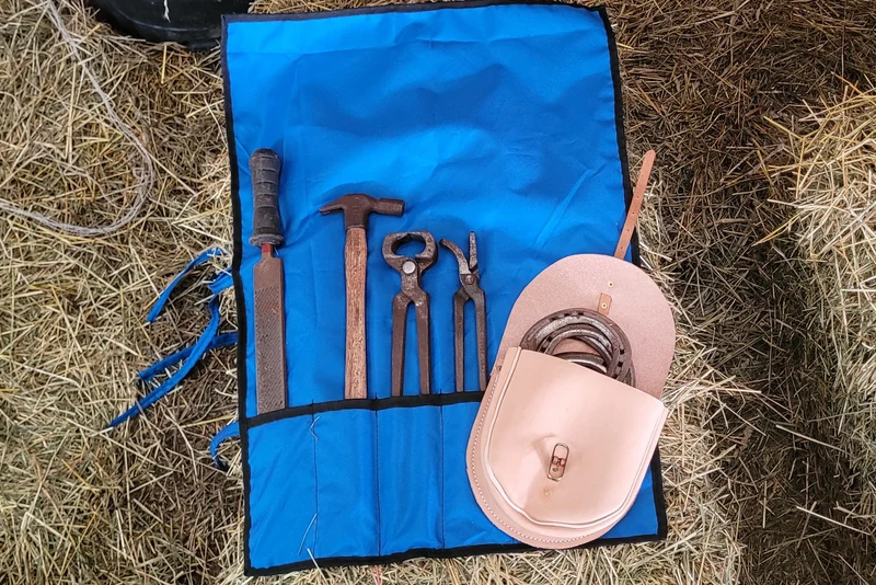 Backcountry Farrier Kit – Horseshoe Bag & Tool Roll | Blue Creek Outfitting