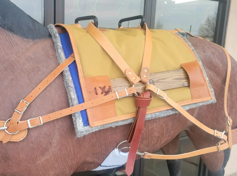 Decker Pack Saddle for Horses or Mules - Blue Creek Outfitting