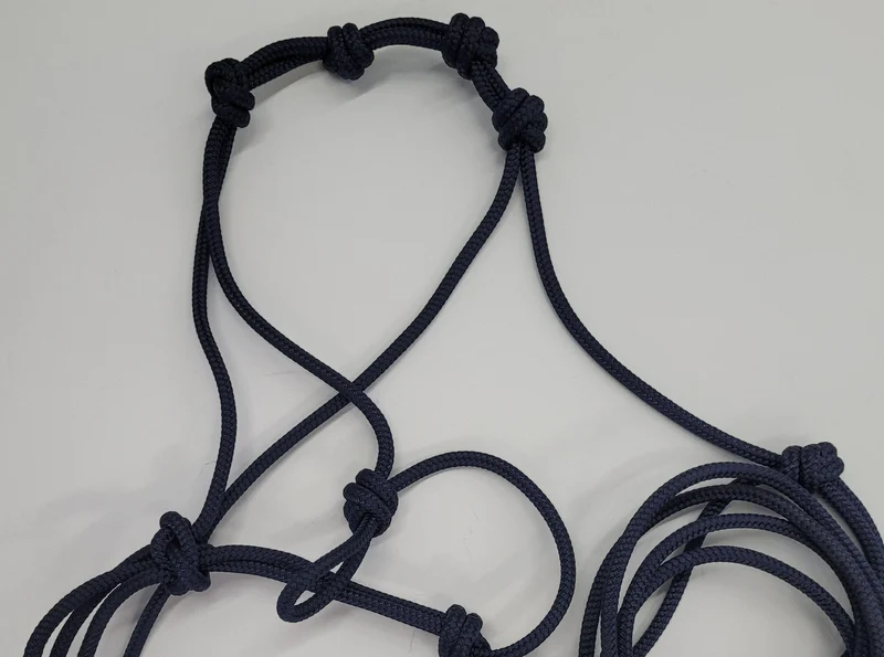Four Knot Rope Halter for Trail Horses – Blue Creek Outfitting