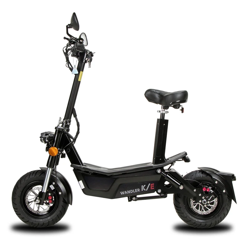 WANDLER-K/E eScooter with seat & road approval - 45km/h - black