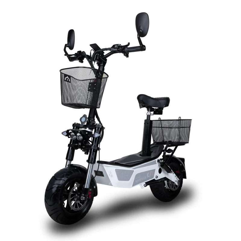 WANDLER Electric Scooter Rear Basket Set with 4 Mounting Screws - 300mm x 254mm x 200mm