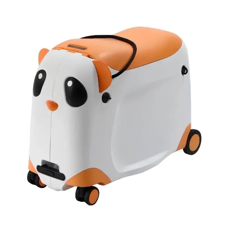 Fahrbarer Kinderkoffer – Panda Edition
