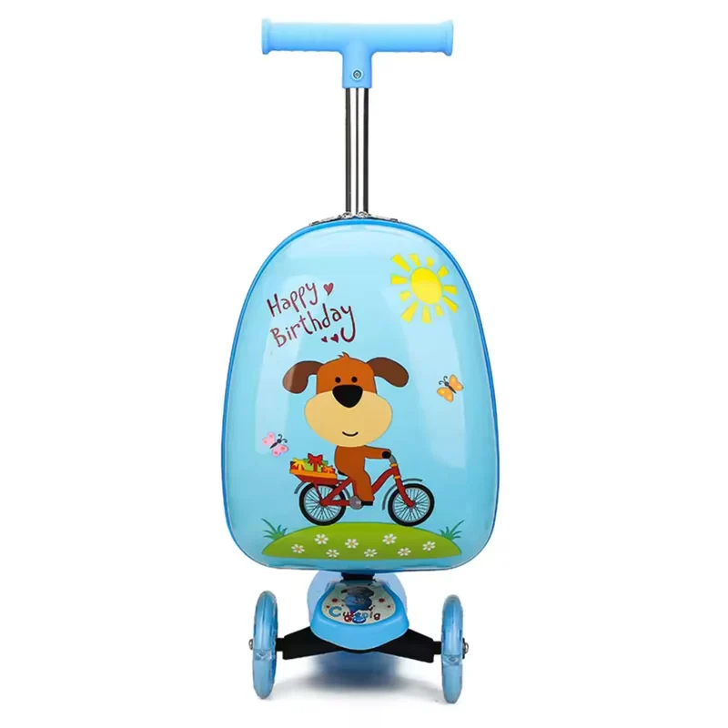 Smarter Kinderroller mit Reisekoffer