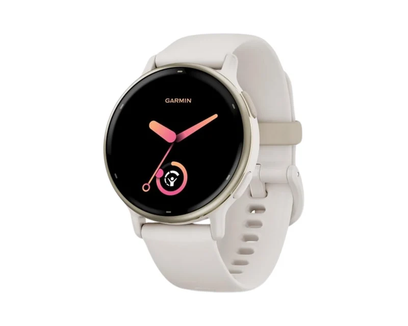 GARMIN GPS-Sportuhr Vivoactive 5 Elfenbein/Cremegold