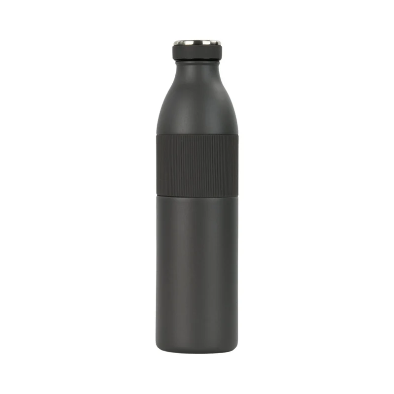 Doppelwandige Thermo-Trinkflasche 500 ml, Grau