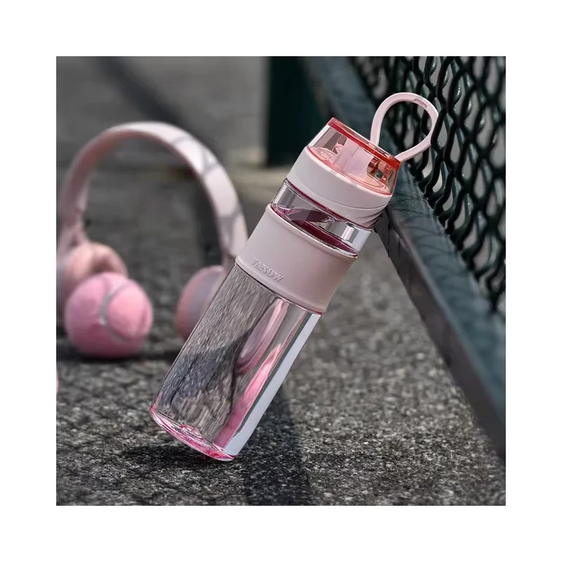 Sport Trinkflasche Gym 650 ml, Pink