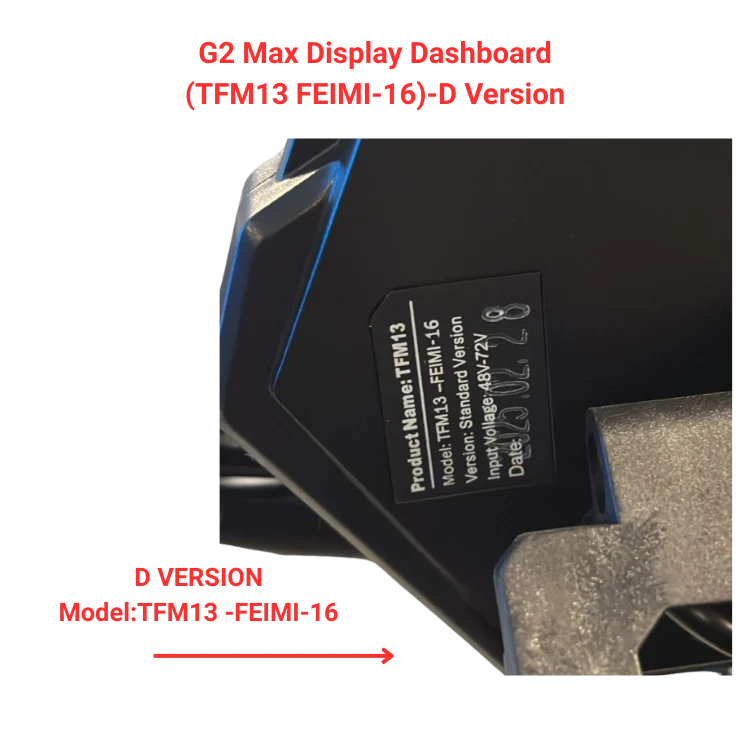 G2 Max Display Dashboard (TFM13FEIMI-16)-D Version