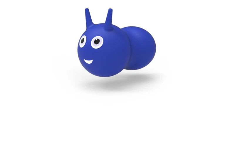 Hüpfball Air Hopper Blau