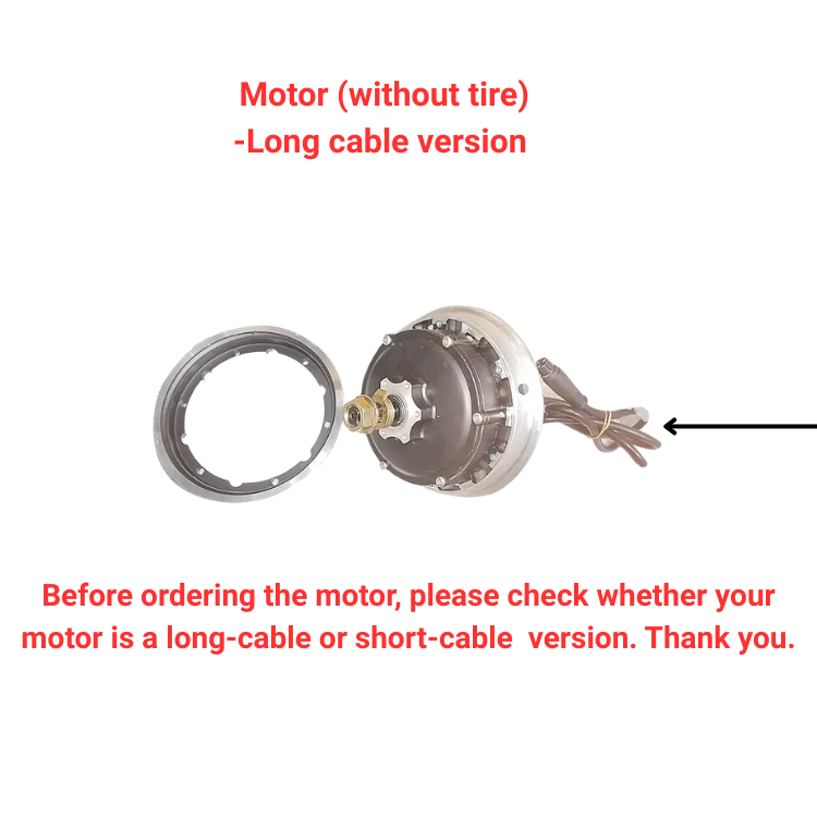 Kukirin G3 Pro Motor (ohne Reifen) - Langes Kabel, Version A