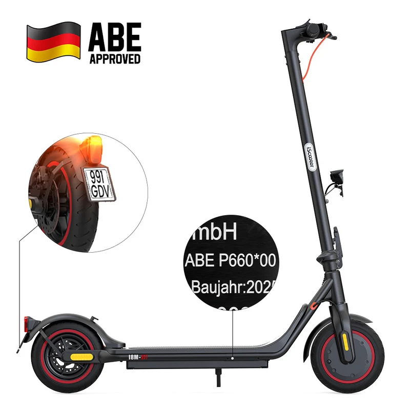 iScooter i8M / i9M City Pendler E-Scooter (ABE eKFV)