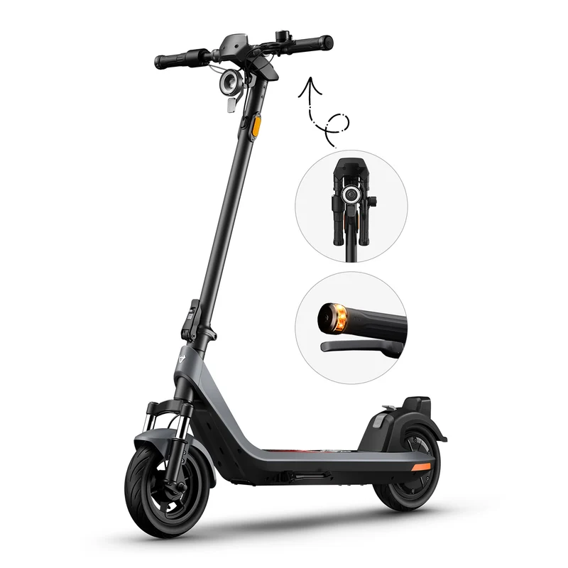 NIU KQi 200F Elektrotretroller mit klappbarem Lenker | Reichweite 54km