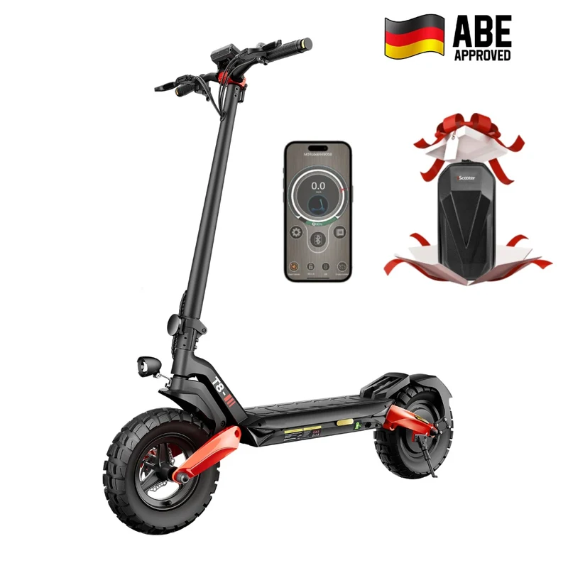 iScooter T8 Offroad E-Scooter Mit Straßenzulassung (ABE/eKFV)