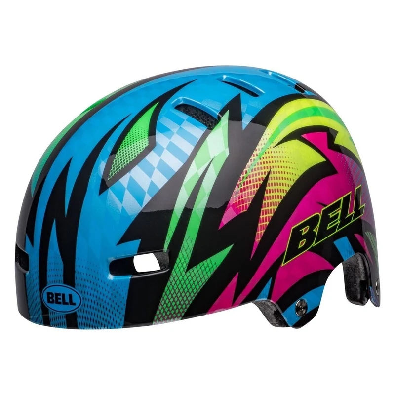 Bell Fahrradhelm Span Blue Magenta XS