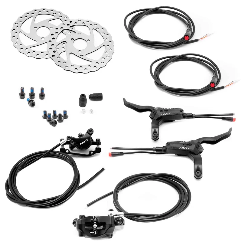 Hydraulisches Scheibenbremsenset Vorderrad + Hinterrad