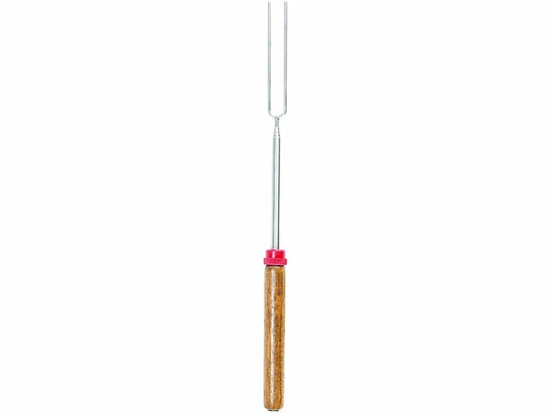 infactory ausziehbarer Teleskop Grillspieß 30 - 90cm Länge Grill Spieß Grillgabel