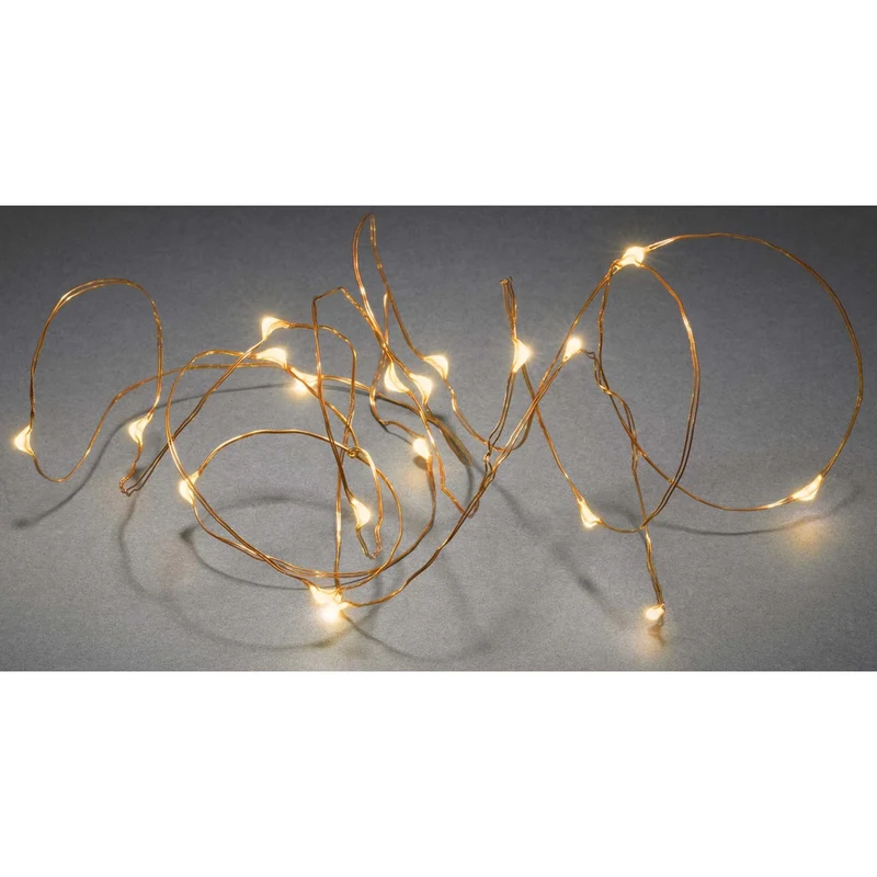 Konstsmide LED-Micro Lichterkette 20 Dioden 6h Timer