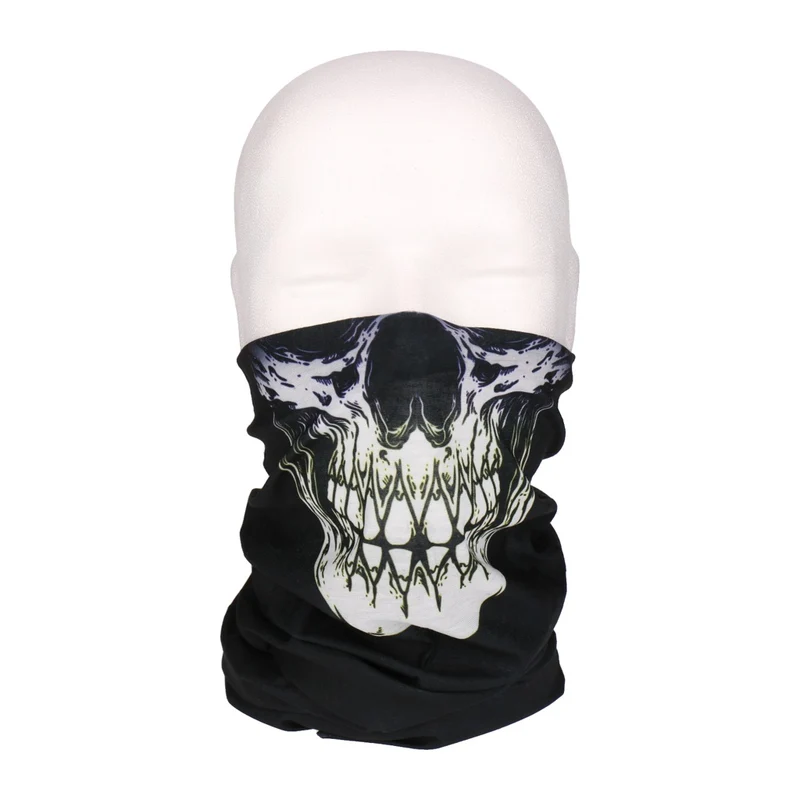 TP Multifunktionstuch, Bandana Schlauchschal, als UV-Schutz, Outdoor Halstuch oder Stirnband, unisex skull 1