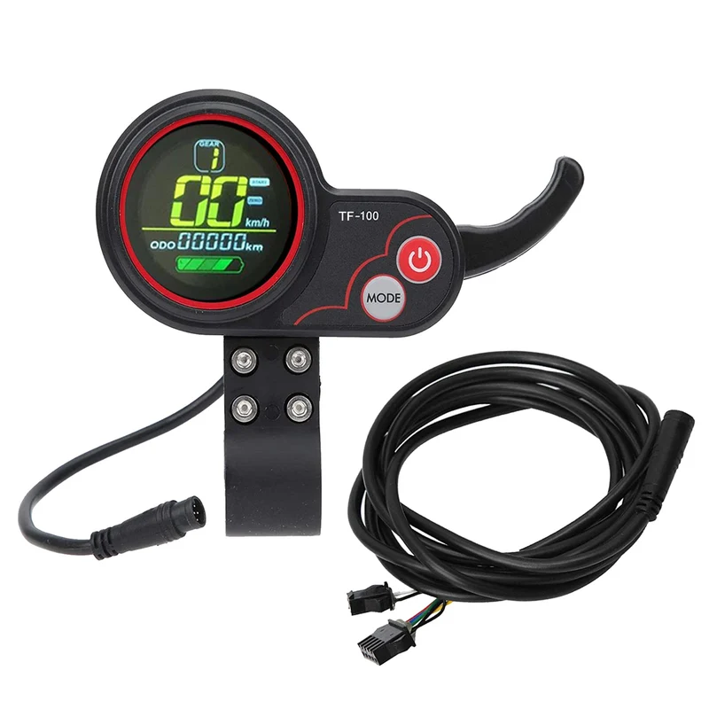 Electric scooter LCD instrument accelerator 2-in-1 thumb throttle