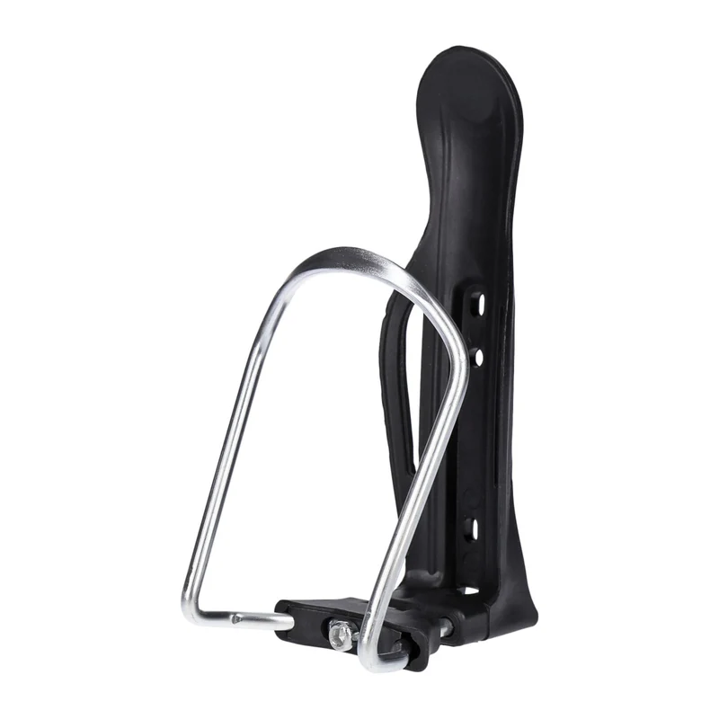 Fahrrad-Flaschenhalter verstellbar Silber