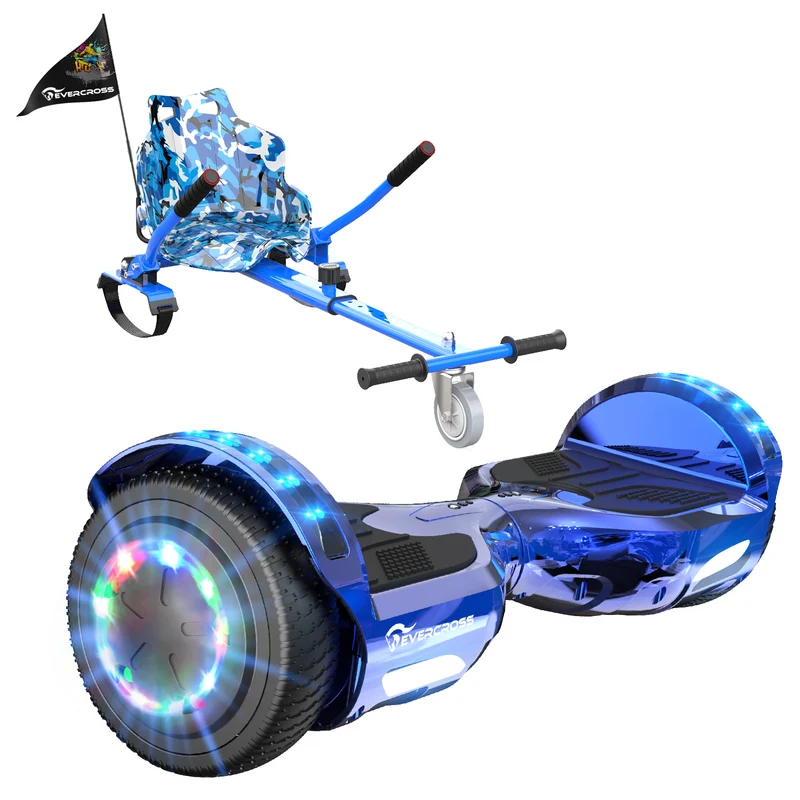 EVERCROSS XP9 2 in 1 Hoverboard mit Hoverkart Selbstbalancierender Scooter