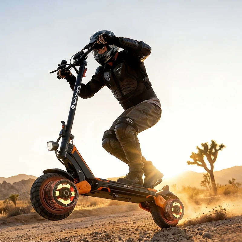 isinwheel GT1 Dual Motor 1600W Offroad E-Scooter
