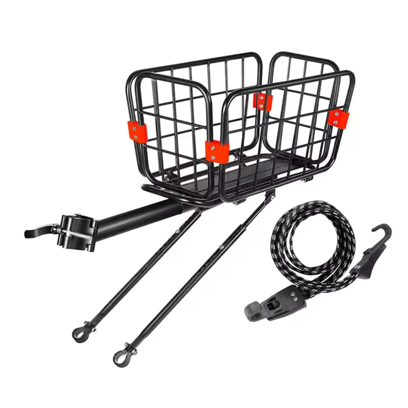 Smarter Fahrrad-Gepäckträger mit Korb