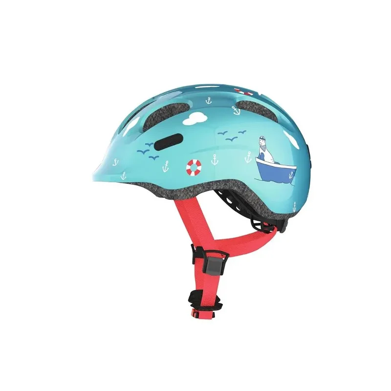 ABUS Smiley 2.0 Kids Bicycle Helmet – Blue Sharky