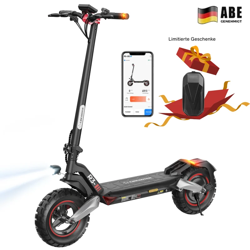 R3 Offroad E-Scooter Mit Straßenzulassung(ABE,eKFV)