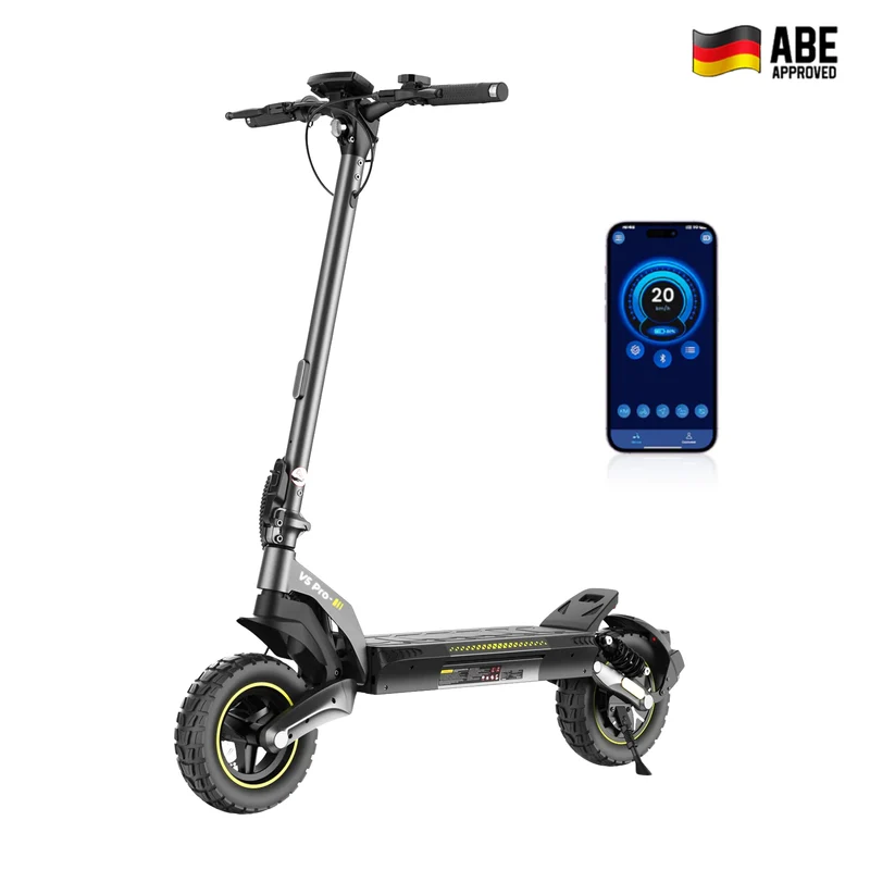 V5 Pro All-Terrain Offroad E-Scooter mit Straßenzulassung (ABE, eKFV)