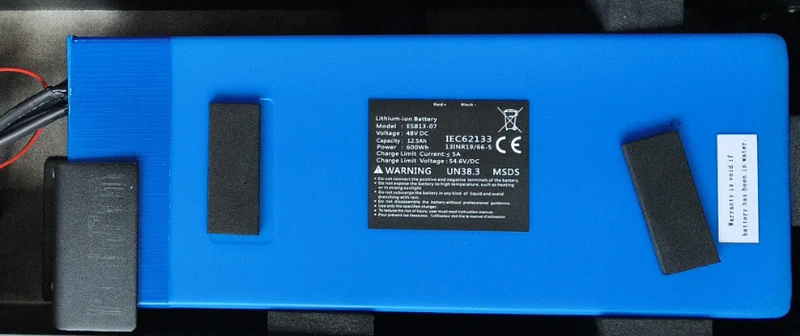 M2-Akku + Kleberückseite 48 V 12,5 Ah