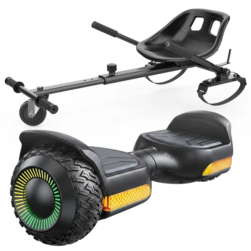 Gyroor Selbstbalancier-Roller 500 W mit verstellbarem K1-Sitzaufsatz