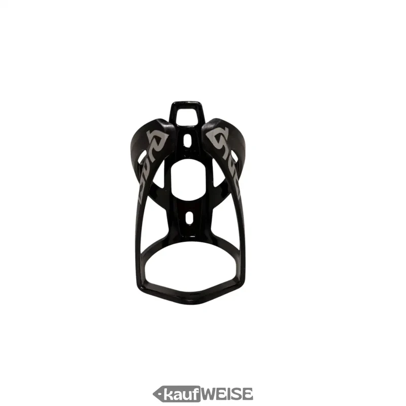 VOLTES Flaschenhalter Fahrrad Kunststoff | Für Flaschen Ø 6,5 cm | Schwarz mit Markenschriftzug